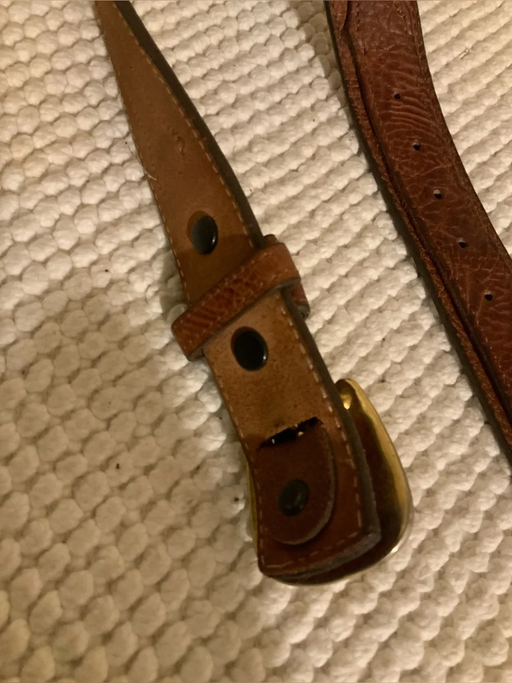 GRAVEL BOOTS OSTRICH BELT
